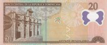 Dominicaine Rép. 20 Pesos de Oro - Gregorio Luperon - Panthéon - Polymère - 2009 - Série AD - P.182