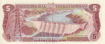 Dominicaine Rép. 5 Peso de Oro -  Sanchez - Barrage - Spécimen - 1978 - Lettre C - P.118c