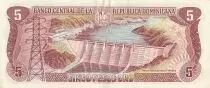 Dominicaine Rép. 5 Pesos Oro - Juan Sanchez Ramirez - 1997 - Série H - P.152b