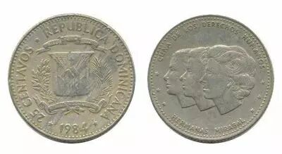 Dominicaine R�publique 25 Centavos Soeur Mirabal - 1983-1987