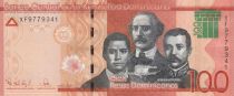 Dominican Rep. 100 Pesos - National heroes - 2021