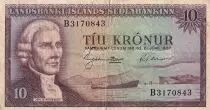 Dominikanische Rep. 10 Kronur - Jon Eiriksson - Harbor - 1957 - Serial B - P.42