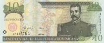 Dominikanische Rep. 10 Pesos de Oro - Matias R. Mella - 2000 - Serial AF - P.159