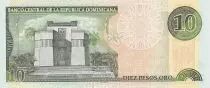 Dominikanische Rep. 10 Pesos de Oro - Matias R. Mella - 2000 - Serial AF - P.159