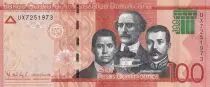 Dominikanische Rep. 100 Pesos - National heroes - 2019 - P.NEW