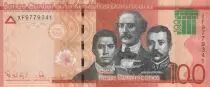 Dominikanische Rep. 100 Pesos - National heroes - 2021