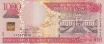 Dominikanische Rep. 1000 Pesos Palais National - Alcazar - 2012 - UNC - P.187