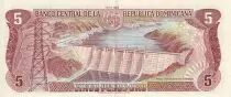Dominikanische Rep. 5 Peso de Oro -  Sanchez - Barrage - Specimen - 1978 - Letter C - P.118c