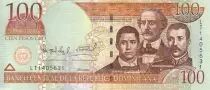 Dominikanische Republik 100 Pesos Oro Oro, Duarte, Sanchez, Mella - 2004