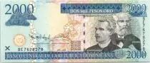 Dominikanische Republik 2000 Pesos Oro Oro, Prud&acute;Homme, Reyes