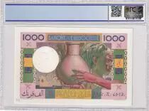 Dschibuti 1000 Francs - Banque de l\'Indochine - 1946 - Specimen - PCGS 66 OPQ