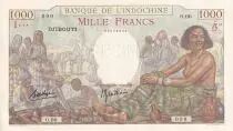 Dschibuti 1000 Francs - Specimen - 1938 - UNC - P.10s