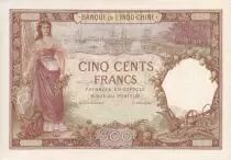 Dschibuti 500 Francs - Woman and boat - ND 1927 - Specimen - P.UNC - p.9as