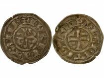 Duch&eacute; de Bretagne Anonyme - Denier - 1186 / 1206 Nantes