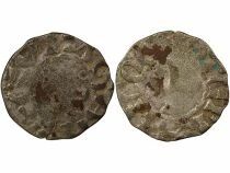 Duch&eacute; de Bretagne Comt&eacute; de Penthi&egrave;vre, au nom d\'Etienne I - Denier - 1138 / 1184 Guingamp