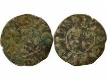 Duch&eacute; de Bretagne Comt&eacute; de Penthi&egrave;vre, au nom d\'Etienne I - Denier - 1138 / 1184 Guingamp