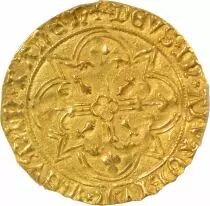 Duch&eacute; de Bretagne Fran&ccedil;ois I / II - Cavalier d\'Or, L&eacute;gende faut&eacute;e - 1442 / 1488 n Nantes PCGS MS62