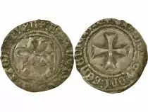 Duché de Bretagne François II - Blanc à la Targe - 1458 / 1488 n Nantes