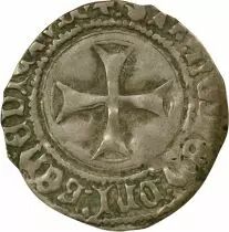 Duché de Bretagne François II - Blanc à la Targe - 1458 / 1488 n Nantes