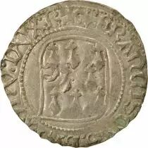 Duché de Bretagne François II - Blanc à la Targe - 1458 / 1488 R Rennes