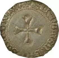 Duché de Bretagne François II - Blanc à la Targe - 1458 / 1488 R Rennes