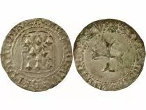 Duché de Bretagne François II - Blanc à la Targe - 1458 / 1488 R Rennes