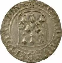Duché de Bretagne François II - Blanc à la Targe - 1458 / 1488 R Rennes