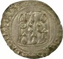 Duché de Bretagne François II - Blanc à la Targe - 1458 / 1488 R Rennes