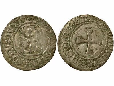 Duch� de Bretagne Fran�ois II - Blanc � la Targe - 1458 / 1488 R Rennes