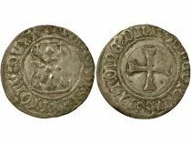 Duch&eacute; de Bretagne Fran&ccedil;ois II - Blanc &agrave; la Targe - 1458 / 1488 R Rennes