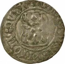 Duch&eacute; de Bretagne Fran&ccedil;ois II - Blanc &agrave; la Targe - 1458 / 1488 R Rennes