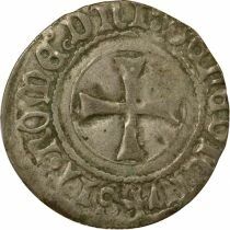 Duch&eacute; de Bretagne Fran&ccedil;ois II - Blanc &agrave; la Targe - 1458 / 1488 R Rennes