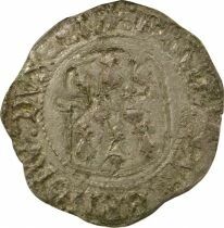 Duch&eacute; de Bretagne Fran&ccedil;ois II - Blanc &agrave; la Targe - 1458 / 1488 R Rennes