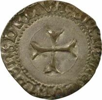 Duch&eacute; de Bretagne Fran&ccedil;ois II - Blanc &agrave; la Targe - 1458 / 1488 R Rennes