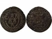 Duch&eacute; de Bretagne Fran&ccedil;ois II - Gros &agrave; l\'Ecu - 1474 / 1484 n Nantes