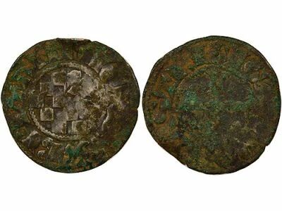 Duchy of Brittany Anonymous - Denier - 1270 / 1341  Guingamp