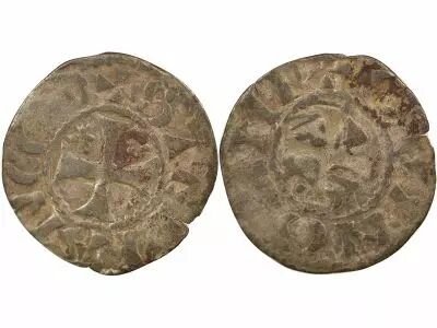 Duchy of Brittany County of Penthi�vre, In the name of Stephen I - Denier - 1138 / 1184 Guingamp