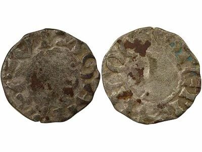 Duchy of Brittany County of Penthi�vre, In the name of Stephen I - Denier - 1138 / 1184 Guingamp
