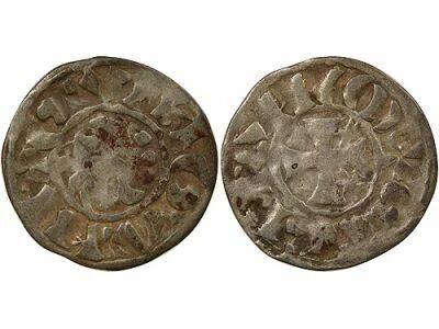 Duchy of Brittany County of Penthi�vre, In the name of Stephen I - Denier - 1138 / 1184 Guingamp