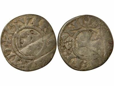 Duchy of Brittany County of Penthi�vre, In the name of Stephen I - Denier - 1138 / 1184 Guingamp