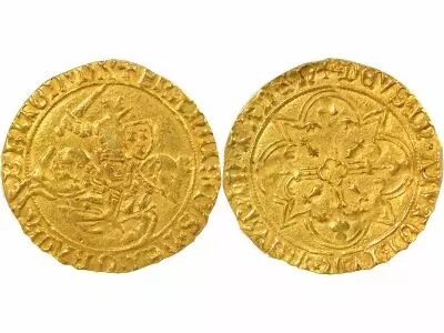 Duchy of Brittany Francis I / II - Cavalier d\'Or - 1442 / 1488 n Nantes