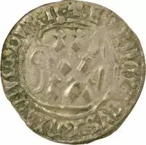 Duchy of Brittany Fran&ccedil;ois II - Blanc with Shield - 1458 / 1488 n Nantes