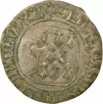Duchy of Brittany François II - Blanc with Shield - 1458 / 1488 n Nantes