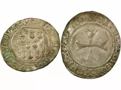 Duchy of Brittany Fran�ois II - Blanc with Shield - 1458 / 1488 n Nantes