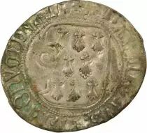 Duchy of Brittany François II - Blanc with Shield - 1458 / 1488 n Nantes