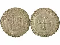 Duchy of Brittany François II - Blanc with Shield - 1458 / 1488 R Rennes