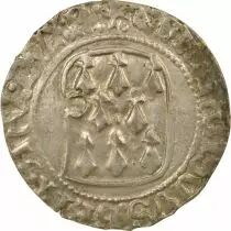 Duchy of Brittany François II - Blanc with Shield - 1458 / 1488 R Rennes