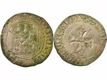 Duchy of Brittany François II - Blanc with Shield - 1458 / 1488 R Rennes