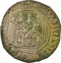 Duchy of Brittany François II - Blanc with Shield - 1458 / 1488 R Rennes