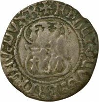 Duchy of Brittany Fran&ccedil;ois II - Blanc with Shield - 1458 / 1488 R Rennes